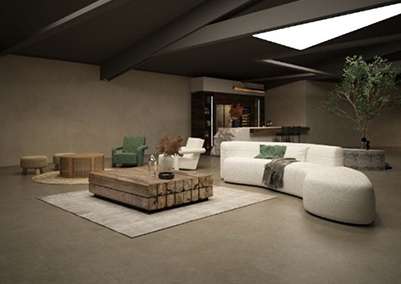 900平米，侘寂風格私人會所